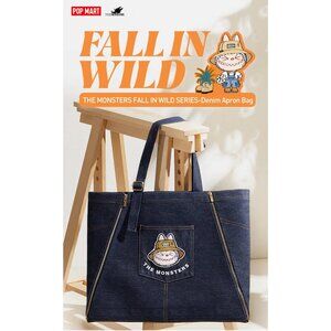 Pop MART Labubu the Monsters Fall in Wild Denim Tote Bag/Apron NEW & SEALED  T